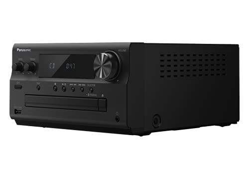 Panasonic SC-PM702EB-K Premium - Microestéreo (Bluetooth, Airplay, Dab+, CD, FM, Plateado)