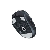 Razer Naga V2 HyperSpeed - Ratón Inalámbrico Ergonómico para Juegos MMO, 19 Botones Programables, Hyperspeed, hasta 250 Horas de Duración De La Batería, Sensor Óptico Focus Pro 30K, Negro