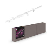 Philips Hue - Perifo Iluminación en carril Luz Blanca y de Colores - Set carril y 4 focos (blanco) - 212cm - Anclajes incluidos