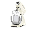 SMEG SMF03CREU Batidora de pie, 800 W, 4.8 litros, 44 Decibelios, Plastic, 10 Velocidades, Black