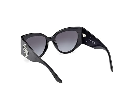 Guess Gu00202 Gafas, 01b Shiny Black, 54/19/135 para Mujer