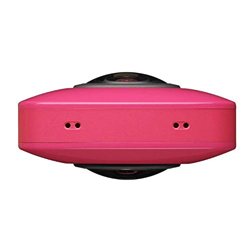 Ricoh Theta SC2 Pink - Cámara de vídeo 4K de 360° con estabilización de Imagen, Imagen, Transferencia de Datos de Alta Velocidad, Hermosa Toma de Retratos con detección de rostros,