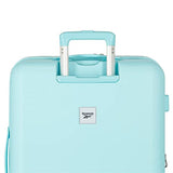 Reebok Reebok Maleta Mediana Turquesa 48x70x26 cms Rígida ABS Cierre TSA Integrado 74L 2,5 kgs 4 Ruedas Dobles