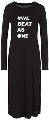 Armani Exchange Sustainable, Soft Touch Vestido Informal, Schwarz, S para Mujer
