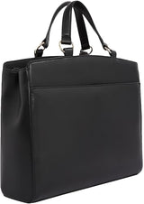 Tommy Hilfiger Bolso Satchel Mujer con Monedero, Negro (Black), Talla única