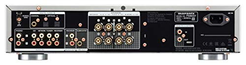 Marantz Pm6007 Amplificador Hi-Fi Estéreo, 2 X 60 W, Entrada Óptica, Entrada Phono, Salida de Subwoofer, Color Plata Oro