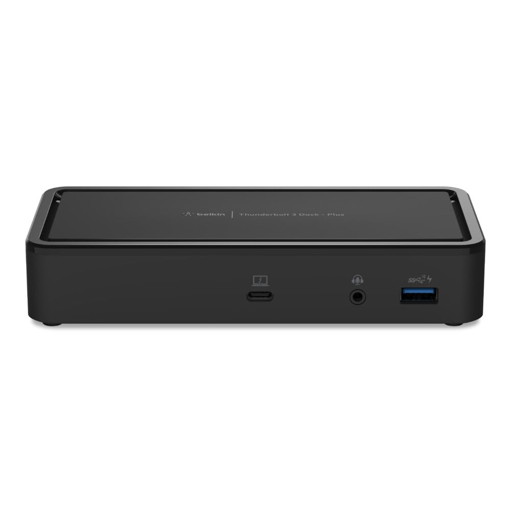 Belkin Base dock Thunderbolt 3 Plus, Negro, Plus