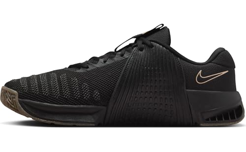 NIKE Metcon 9 Men s Workout SH, Sneaker Hombre, Black Sesame Gum Light Brown Anthracite, 42.5 EU