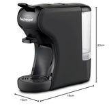 Techwood TCA-196N, Cafetera de café (varios cápsulas), color negro
