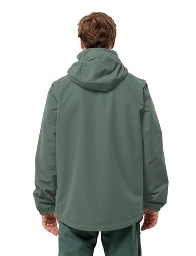 Jack Wolfskin Stormy Point 2L Jkt M Chaqueta, Hedge Green, S para Hombre