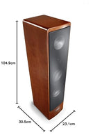 Canton Ergo 690 DC - Altavoces (2.5 cm, 18 cm, 20 cm, 170W, 320W, 20 - 40000 Hz) Madera