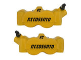 Par de pinzas de freno radiales Accossato Forjada monobloque Distancia entre ejes 100 mm con pistones de aluminio, con pastillas ST incluidas, para Bimota DB5 de 2005 a 2013, 1000 cc