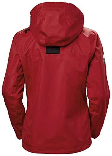 Helly Hansen W Crew Hooded Midlayer Jacket, Forro Polar Mujer, Rojo, M