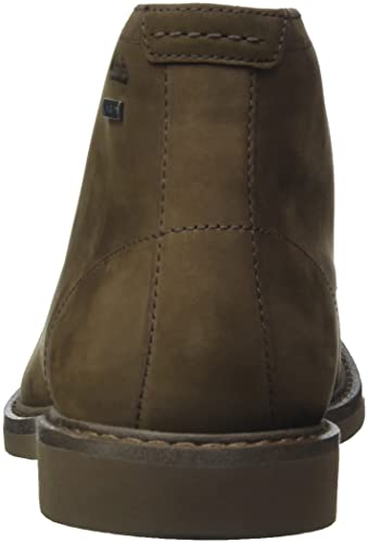 Clarks Atticuslthigtx, Barco Chukka Hombre, Dark Brown Nub, 41.5 EU