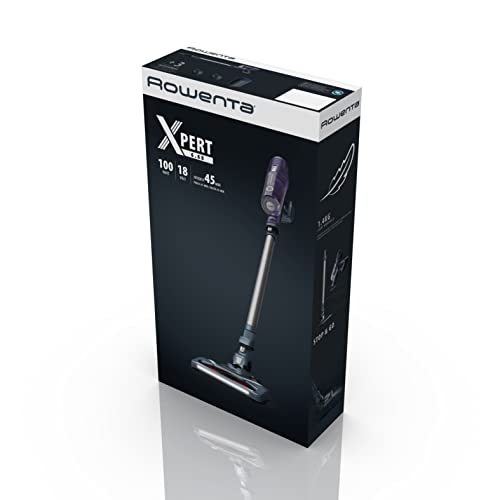 Rowenta Aspirateur balai Sans Fil X-PERT 6.60 Aspiradora de Escoba Inalámbrico, 2 Velocidades, Morado