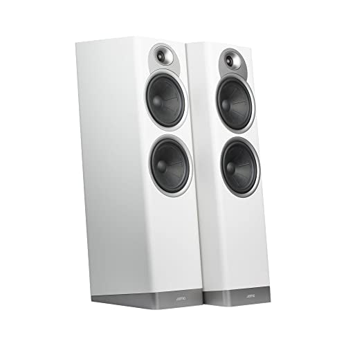 Jamo S7-27FA Pair of Floor Speakers Dolby Atmos Grey Cloud Pareja de Altavoces de Suelo con woofers de 17 cm y Sonido Dolby Atmos Gris