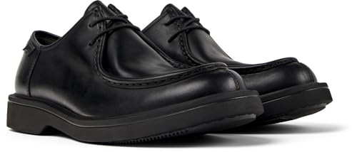 Camper Norman K100999, Wallabee Hombre, Negro 001, 45 EU