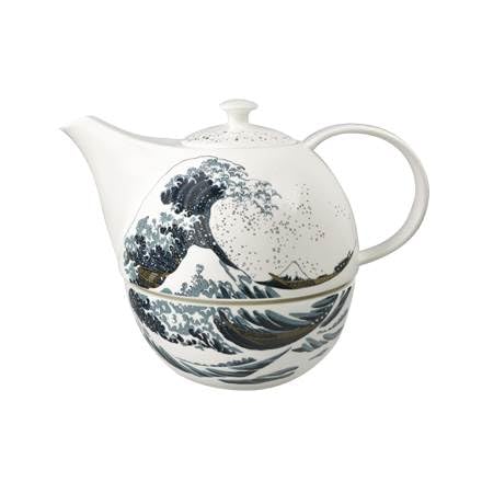 Tetera con Calentador Hokusai- La Gran Ola Artis Orbis