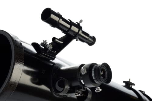 Celestron 21045 PowerSeeker 114EQ Telescopio Reflector Que Incluye Dos oculares, Lente Barlow, trípode Ajustable en Altura y Bandeja de Accesorios de Lujo, Negro