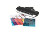 GBC Laminadora A3 Fusion 3100L, laminación de alta velocidad, 1 min. Tiempo de calentamiento, laminado en frío y en caliente, para oficina y escuela, películas laminadas de 75 a 175 micrófonos, negro/plata, 4400750EU