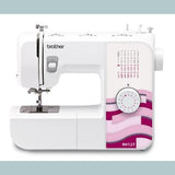 Brother RH127VP2 Hermano máquina de Coser de plástico/Aluminio Blanco/Rosa/Rojo 44.4 x 19.4 x 37 cm