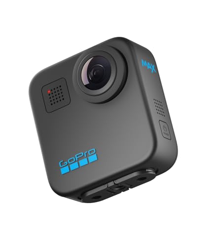 GoPro MAX: Cámara de acción Tradicional Resistente al Agua 360 + con Pantalla táctil Vídeo HD esférico 5.6K30 16.6MP Fotos 360 Estabilización de transmisión en Vivo de 1080p
