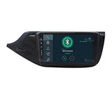 Radio de Coche para Kia Ceed Desde el 2012 Negro Brillante con cámara y GPS de Serie Android GPS Bluetooth WiFi USB Dab+ Touchscreen 9" 8core Carplay AndroidAuto