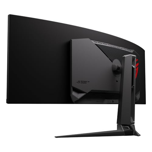 ASUS ROG Swift OLED PG49WCD Monitor Gaming QD-OLED Curvo, 49', 144 Hz, 0,03 ms, Compatible con G-Sync, disipador Personalizado, ROG Smart KVM, 90 W Type-C, DisplayWidget Center