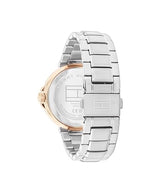 Tommy Hilfiger Reloj Analógico de Cuarzo Multifunción para Mujer con Correa de Acero Inoxidable Plateada - 1782754