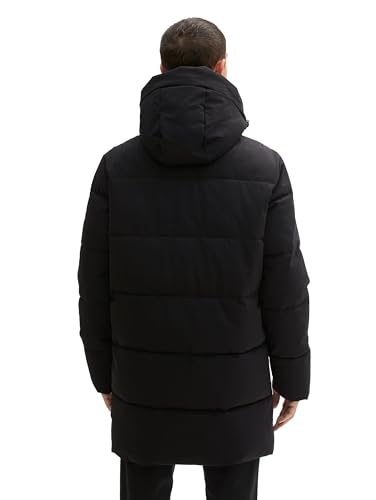 TOM TAILOR 1043659 Parka con Capucha Desmontable, 29999-Black, XXL Hombres