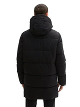 TOM TAILOR 1043659 Parka con Capucha Desmontable, 29999-Black, XXL Hombres
