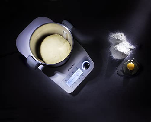 Catler Robot Cocina multifunción con más de 15 funciones y programas, hasta 10 personas, báscula integrada, cuenco de acero inoxidable, kit de accesorios completo, TC 8010