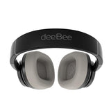 DeeBee dB-Pulse-BLG Auriculares Inalámbricos Supraaurales, Almohadillas Beige Intercambiables, Negro