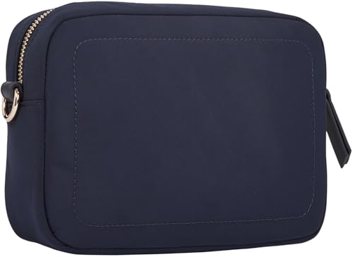 Tommy Hilfiger Bolso bandolera Mujer Spring Camera Bag con cadena, Azul (Space Blue), Talla Única