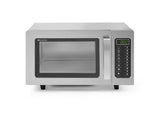 HENDI Microondas, 1000W, 10 programas predeterminados, máx. diámetro de los platos: 320mm, potencia entrada 1550W, 25L, 230V, 511x432x(H)311mm, cámara 327x346x(H)200mm, acero inoxidable