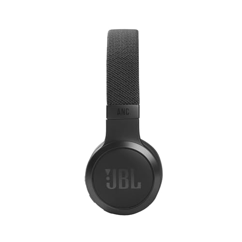 JBL LIVE 460 NC Auriculares supraaurales inalámbricos con cancelación adaptativa de ruido, tecnología Bluetooth, hasta 50h de batería sin NC, asistente de voz y conexión multipunto, negro