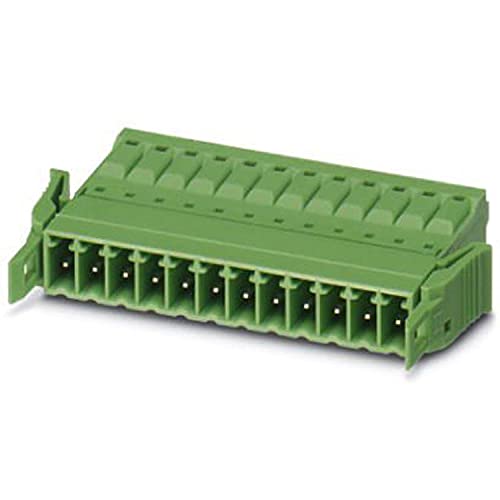 PHOENIX CONTACT IFMC 1,5/12-ST-3,5-RF - Conector para placa de circuito impreso, sección nominal 1,5 mm², color verde, número de conectores, familia IFMC 1,5/..-ST-RF, cuadrícula 3,5 mm, 50 unidades