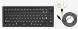 Glorious Gaming GMMK PRO 75% Barebones (solo carcasa) - Teclado gaming mecánico modular, TKL, carcasa de 1,5 kg, RGB, personalizable, switches de 5 pines, distribuciones internacional / ISO - Negro