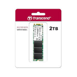 Transcend 2TB MTS825S M.2 2280 SATA III SSD - 6Gb/s, 3D NAND Flash, para Actualización de Laptop/Escritorio TS2TMTS825S