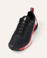 Wilson Rush Pro 4.5 Clay, Zapatillas de Tenis Hombre, Black/Infrared/White, 45 1/3 EU
