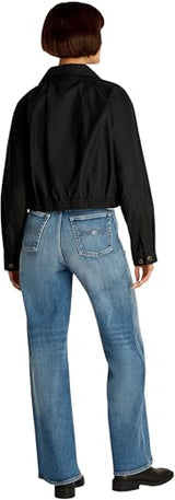 Tommy Jeans Tjw Cotton Jacket Ext, Otras Chaquetas Mujer, Negro (Black), XL Grande