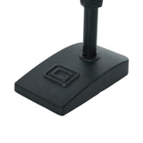 Gator Frameworks - Soporte de micrófono de base corta con peso con brazo telescópico y peso de contador de 2.5 libras; ideal para escritorio, grabación y transmisión (GFW-MIC-0822)