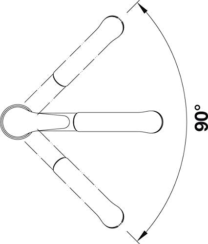 BLANCO 517732 Grifo de Cocina, Antracita, Hochdruck
