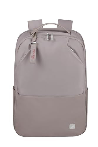 Samsonite Workionist - Mochila para laptop con compartimento de ropa de 15.6 pulgadas, 43 cm, 17.5 L, rosa (cuarzo)