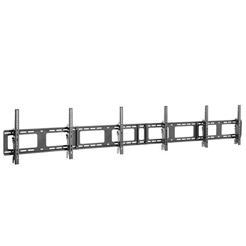 Soporte de Pared de TV para 3 Pantallas - Soporte VESA - Soporte para Menú - de Modo Horizontal - para Monitores de 40" a 50"