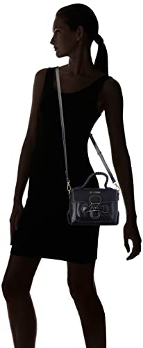 Love Moschino JC4221PP0GKJ0, Bandolera Mujer, Negro, Talla única