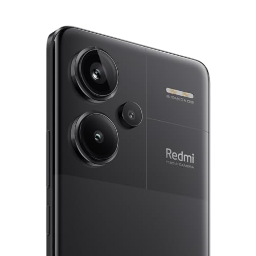 XIAOMI Redmi Note 13 Pro+ 5G - Smartphone de 8+256 GB, Pantalla de 6,67" AMOLED 1.5K 120Hz, MediaTek Dimensity 7200 Ultra, Triple cámara de hasta 200MP, Hypercharge 120W, Negro (Versión ES)