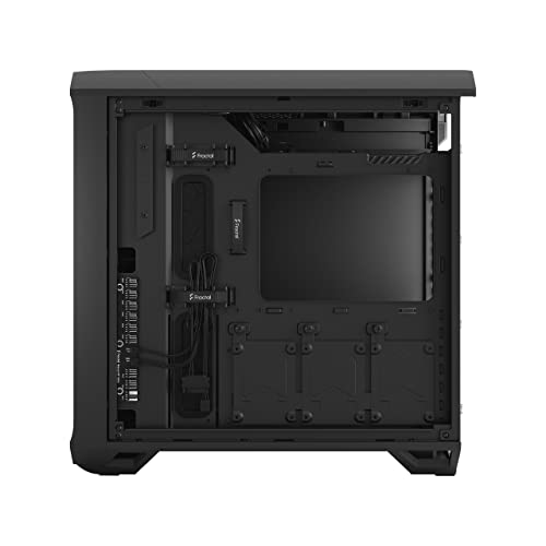 Fractal Design Torrent Compact Black - Solid Side Panel - Open Grille for Maximum Air Intake - Two 180mm PWM Fans Included - Type C - ATX Airflow Mid Tower PC Gaming Case