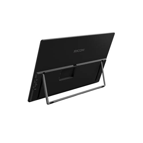 Ricoh Monitor portátil inalámbrico 150BW de 15,6 Pulgadas, 1920 x 1080, OLED, USB C, Ligero con Pantalla táctil y 2 Altavoces Integrados, Pantalla portátil Externa para Ordenador portátil/PC/teléfono