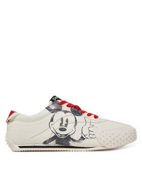 Desigual Shoes_Retro_Sneaker_Mick, Mujer, Blanco, 38 EU